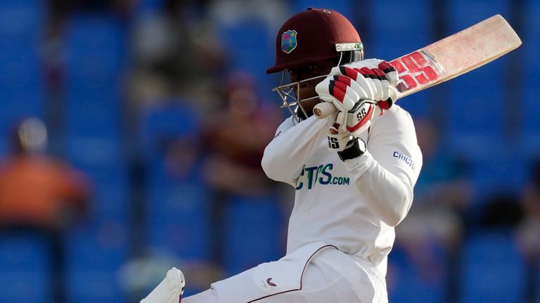 Nkrumah Bonner helped West Indies build a lead on day three against England