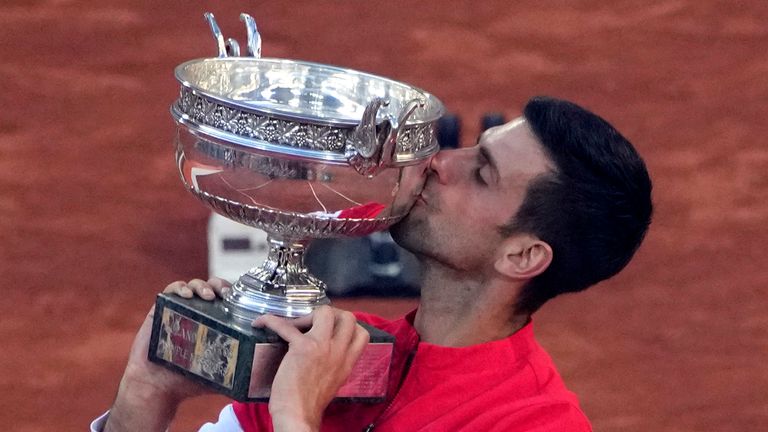 Djokovic a remporté son deuxième titre à Roland-Garros l'année dernière