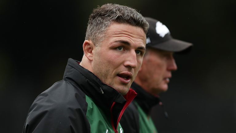 Sam Burgess is assistant coach at South Sydney Rabbitohs
