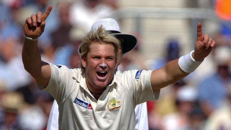 Shane Warne won 708 Test wickets, the second highest in history, in his 15-year career 