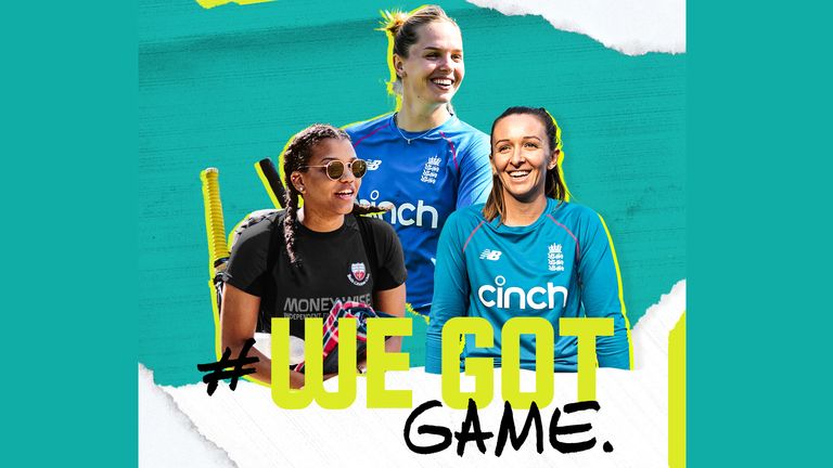 The ECB has launched a new women's and girls' platform 'We Got Game' (Image credit: ECB)