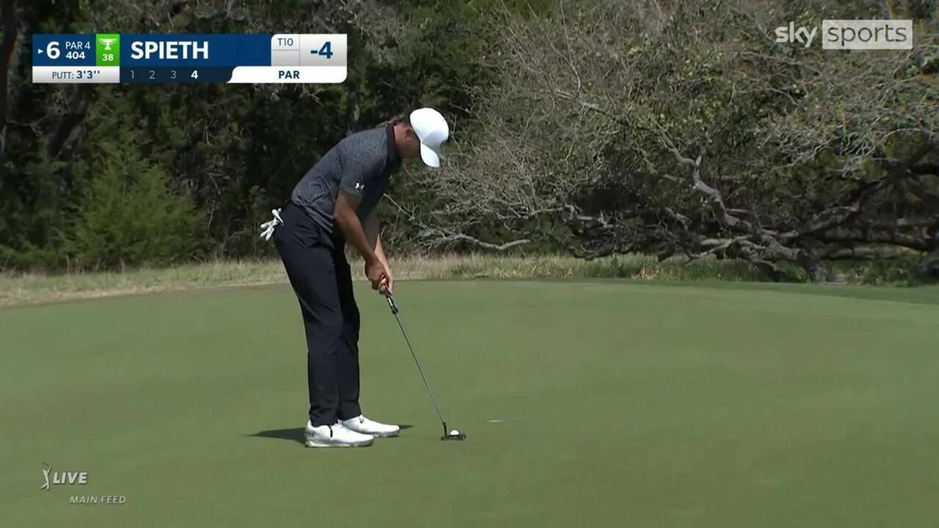 Spieth's three-putt from three foot!