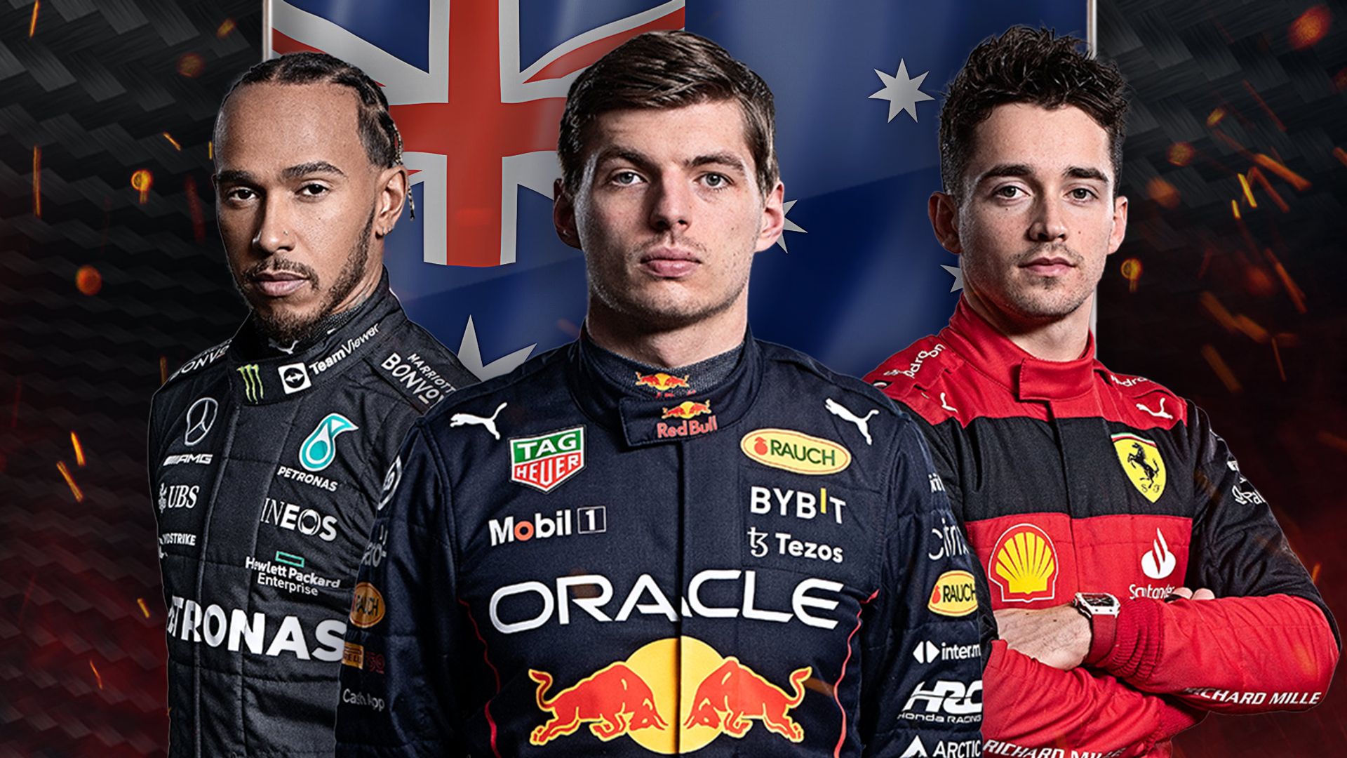 Avustralya GP: Leclerc vs Verstappen, Hamilton beşinci CANLI yarışına başlıyor!