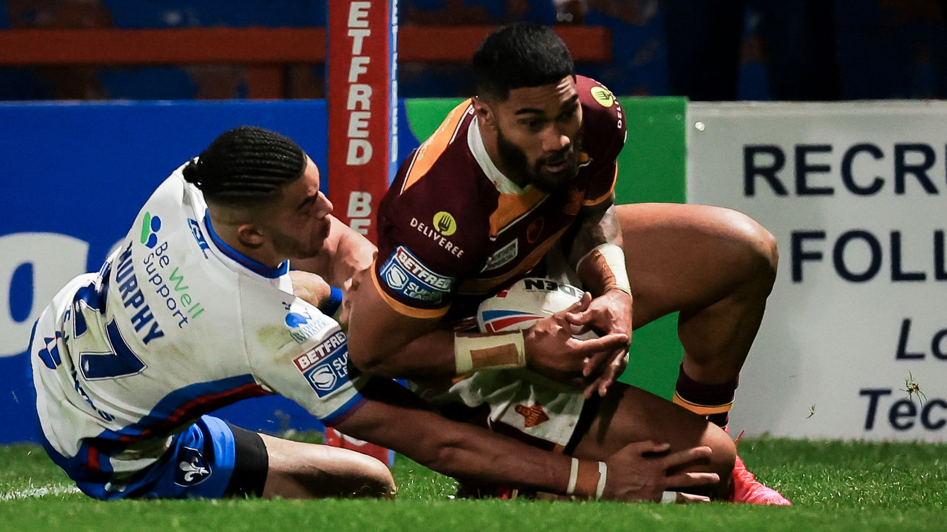 Leutele try seals crucial win for Giants