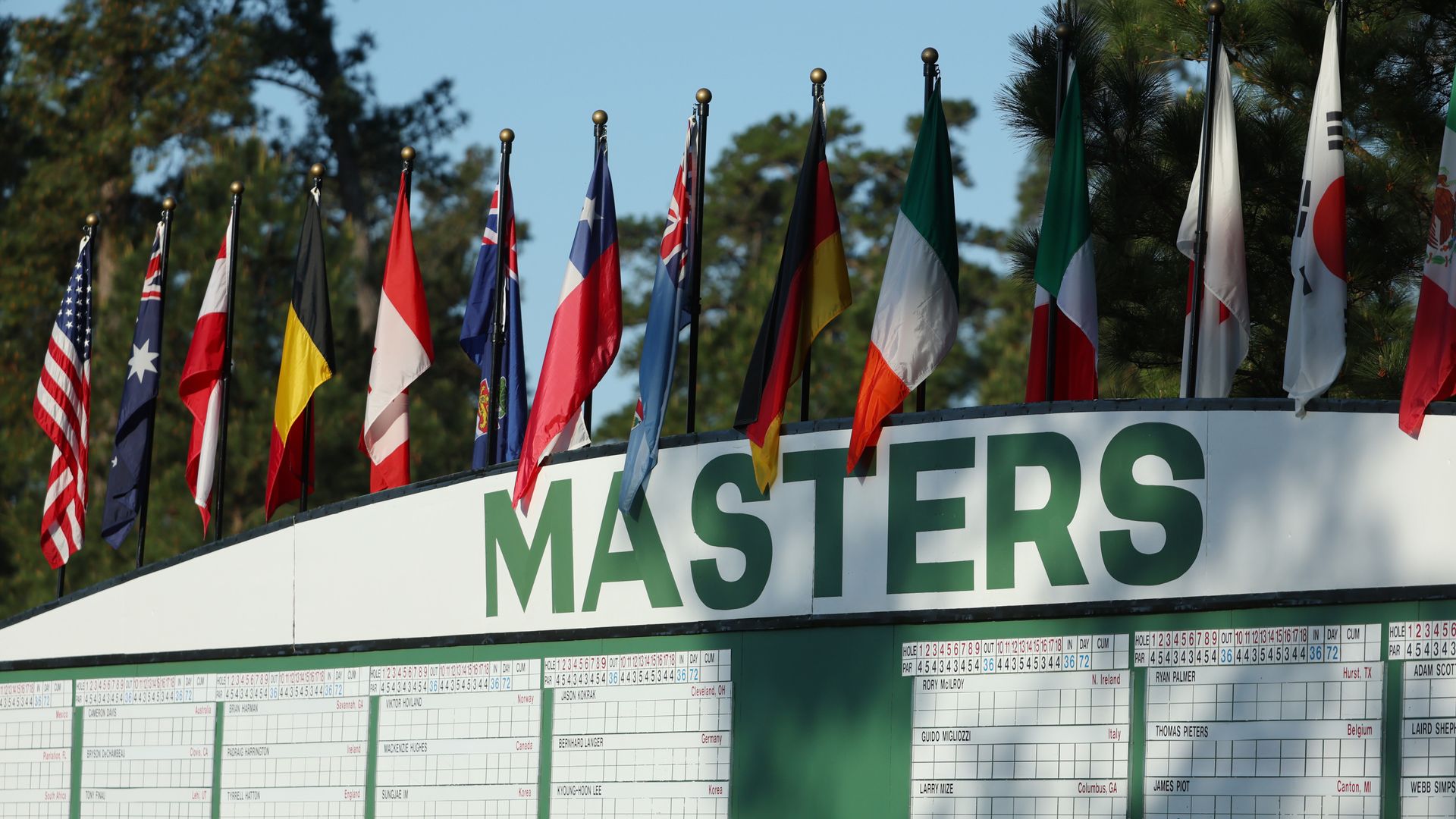 The Masters: Second-round groups and tee times