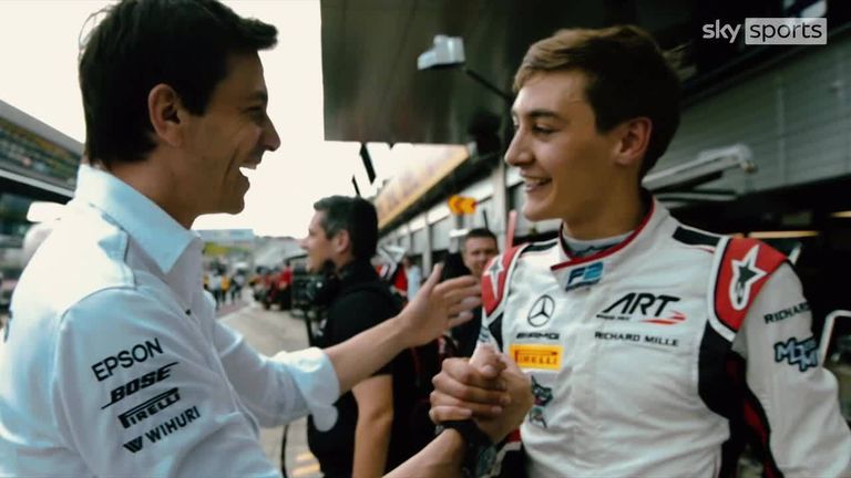 Martin Brundle sits down with Toto Wolff and George Russell to discuss their relationship as the Mercedes driver starts his journey with the team.