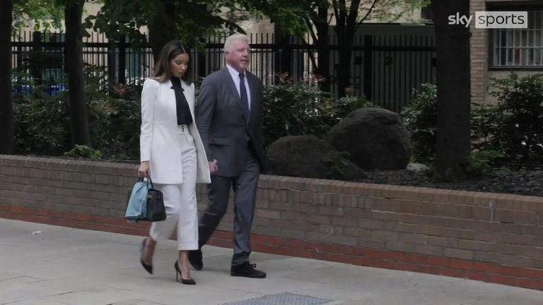 Three-time Wimbledon champion Boris Becker was sentenced in 2017 to two and a half years in prison by Southwark Crown Court for breaching bankruptcy terms. 