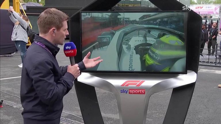 Sky F1's Anthony Davidson is at the SkyPad to analyse Lewis Hamilton's struggles at Imola