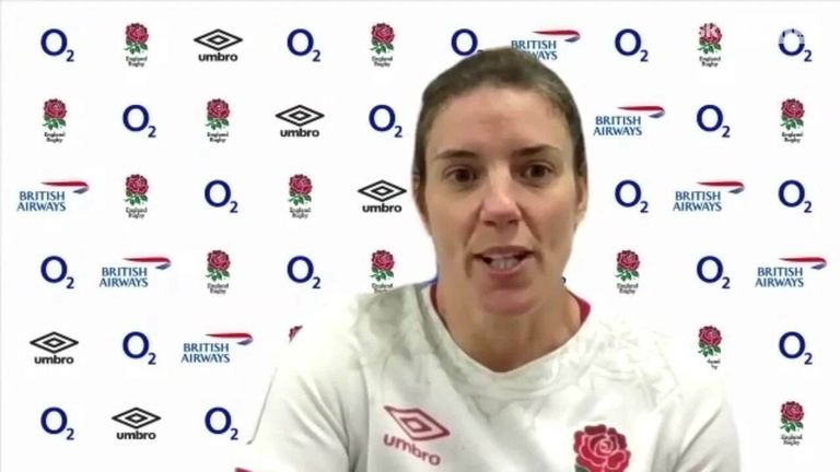 England Women's Rugby captain Sarah Hunter described a record attendance for their game against Wales as a turning point in the women's game. 