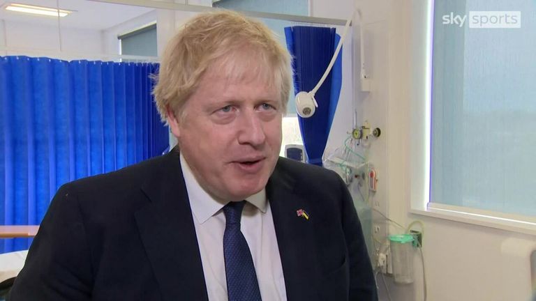Boris Johnson has said 'biological males should not be competing in female sporting events', but adds there is still much to be discussed on what is a complex issue.