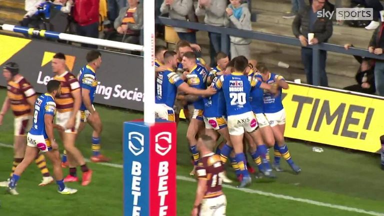Highlights from the Betfred Super League game between Leeds Rhinos and Huddersfield Giants.