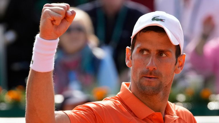 Novak Djokovic has reached his first final of the 2022 ATP Tour season