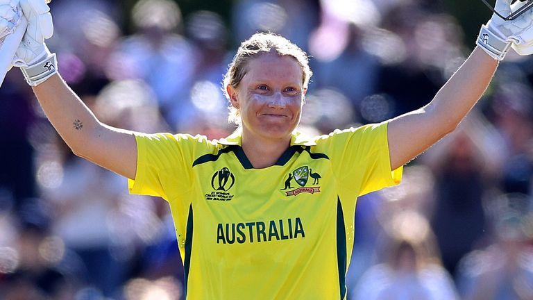 Alyssa Healy blitzed 170 from 138 balls in Sunday's final