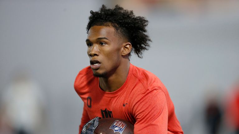On his pro day, Wilson showed what he considers his greatest strength as a wide receiver.