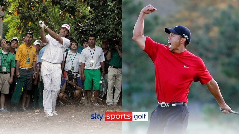 We're looking at some of Augusta's best shots.  Featuring legendary moments from Jack Nicklaus, Rory McIlroy, Tiger Woods and more!