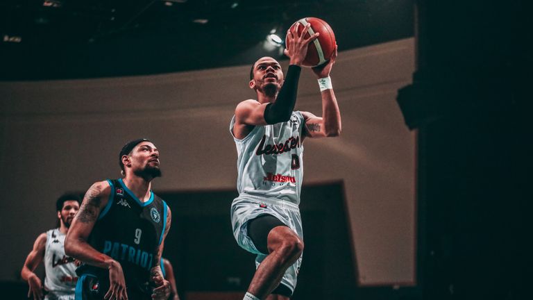 Reigning MVP Geno Crandall scored 25 points for the Riders Pic: Pete Simmons - Leicester Riders