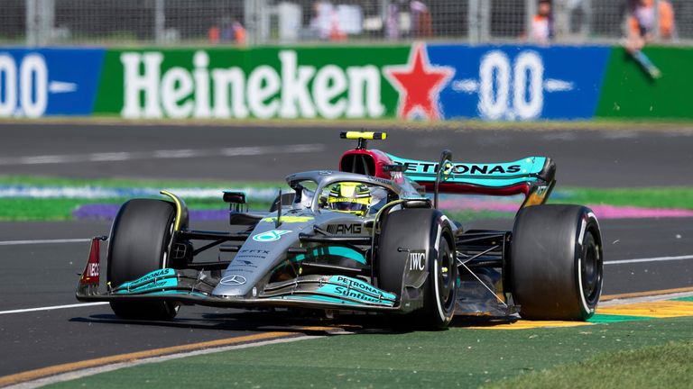 Lewis Hamilton endured another tough day for Mercedes in Friday practice