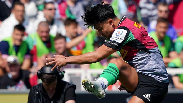 Harlequins and England playmaker Marcus Smith missed a late conversion to win the tie 