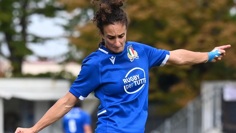 Michela Sillari's last-gasp penalty helped Italy defeat Wales at Cardiff Arms Park