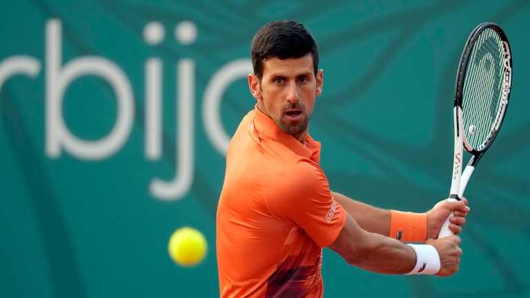 Novak Djokovic spoke out against Wimbledon's ban on Russian and Belarusian players competing this summer: