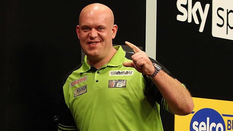 Take a look at all the best moments from the Premier League darts in Leeds on Night Nine, which was dominated by Michael van Gerwen