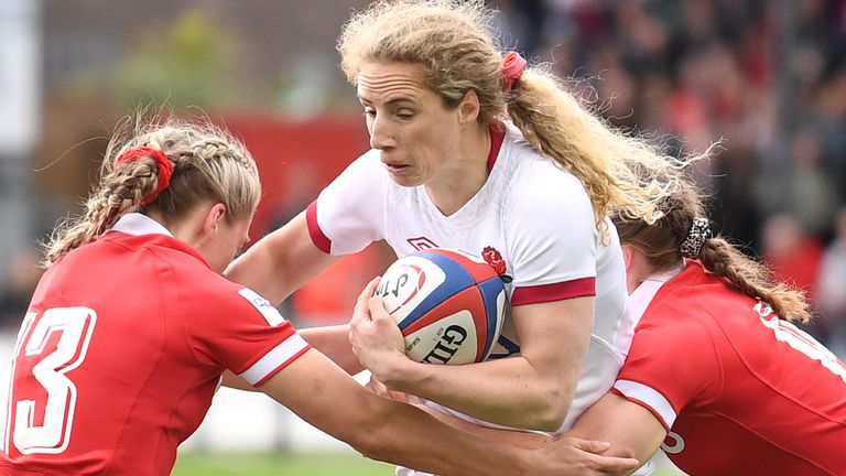 Abby Dow suffered a broken leg against Wales