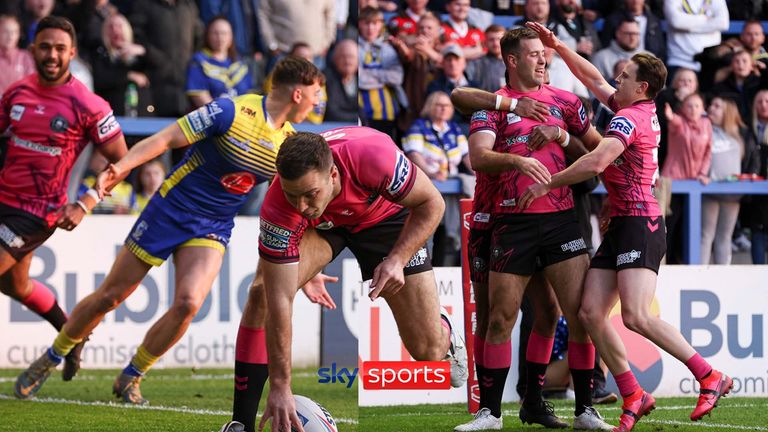 Highlights of Warrington's Super League loss at home to Wigan last Friday