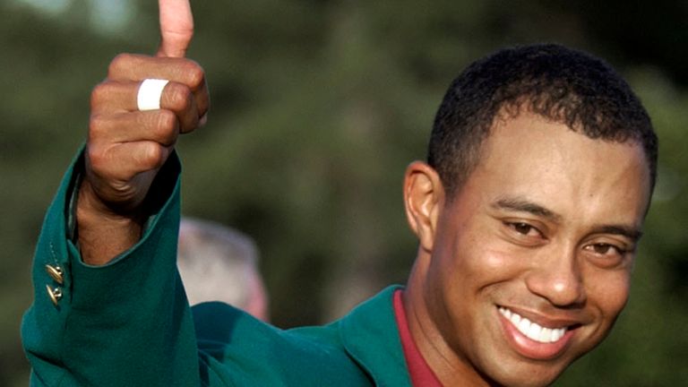Woods made it back-to-back Masters titles in 2002