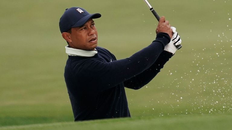 Tiger Woods will start at 3:34 p.m. Thursday