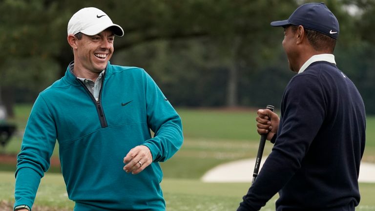 Rory McIlroy dijo que el regreso de Tiger Woods al Masters facilitó la preparación para otros, ya que había menos interés en ellos y también se refirió a su búsqueda de los principales torneos a lo largo de los años.