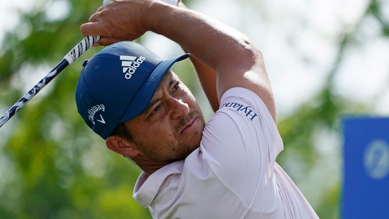 Xander Schauffele (pictured) and Patrick Cantlay shot a 13-under-par 59 on day one of the Zurich Classic of New Orleans