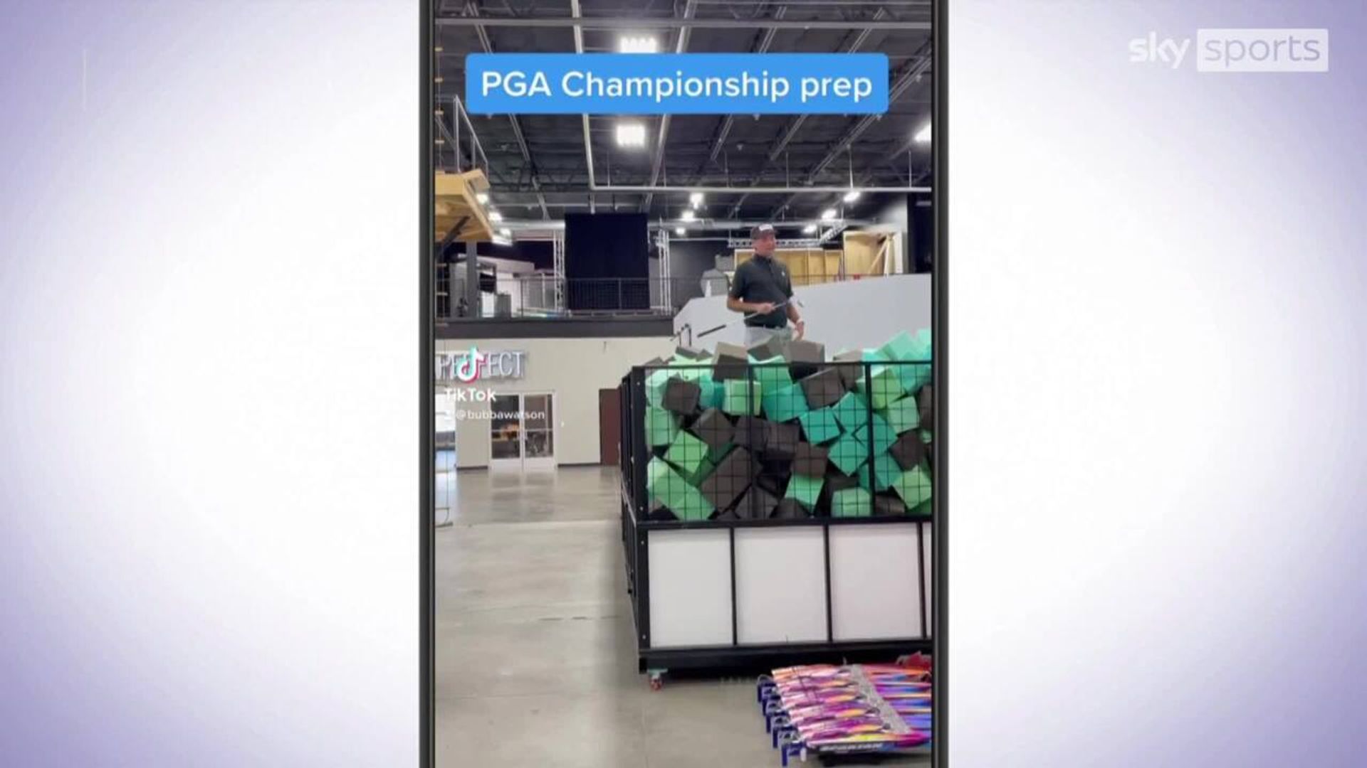 Watson hits spectacular trick shot in PGA prep