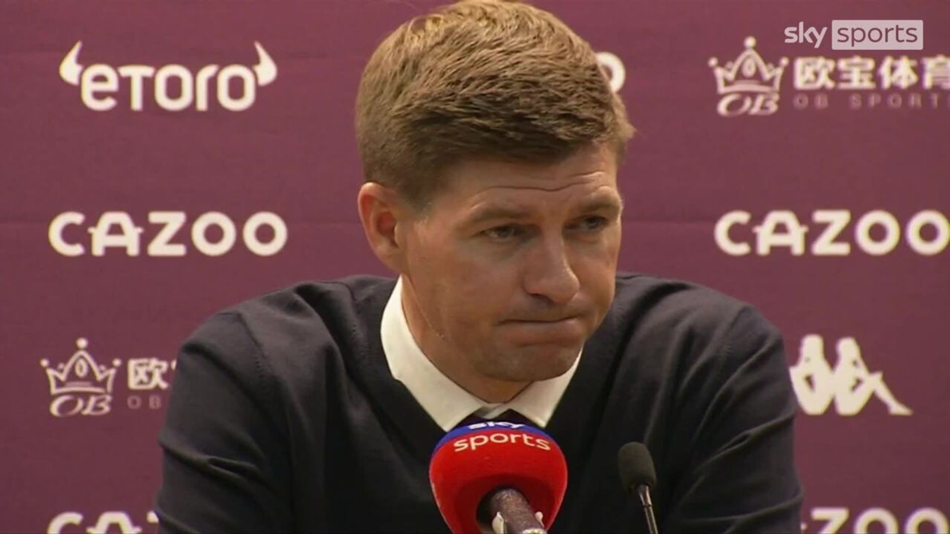 Reporter: Moss is retiring | Gerrard: Is he? Good