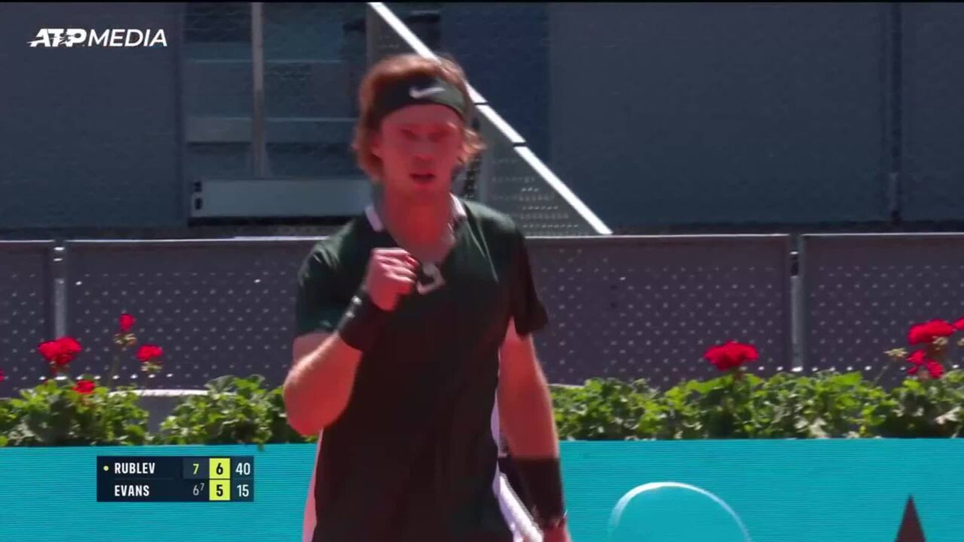 Rublev ends Evans' run in Madrid