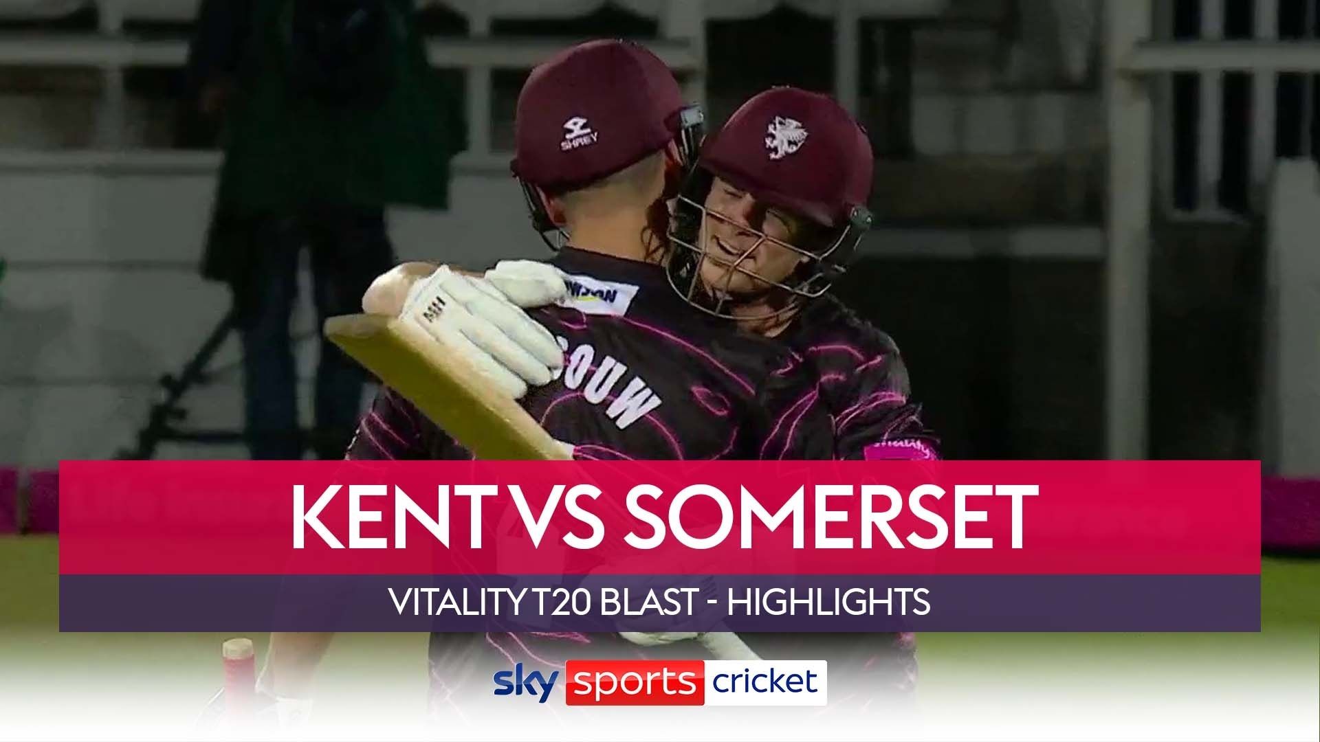 Rossouw stars as Somerset beat defending champions Kent