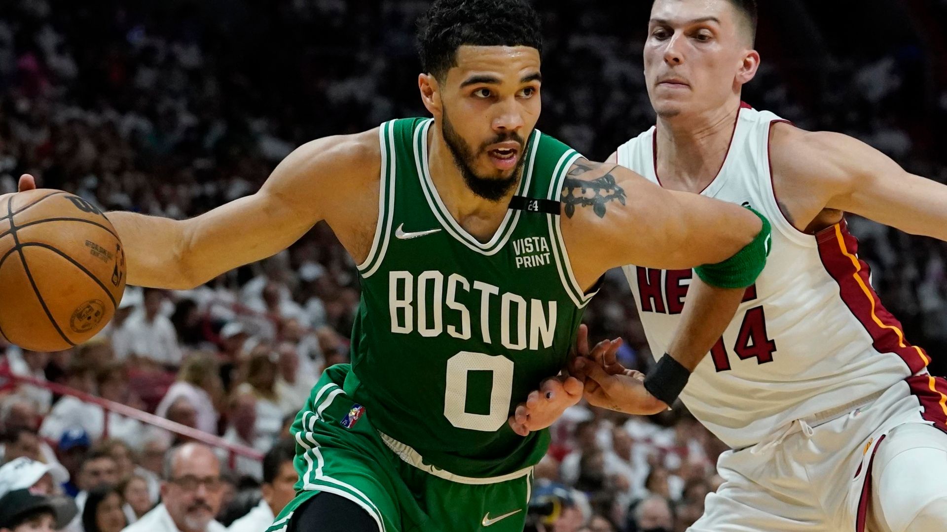 NBA Playoffs: Tatum leads Celtics as Boston rout Heat in Miami