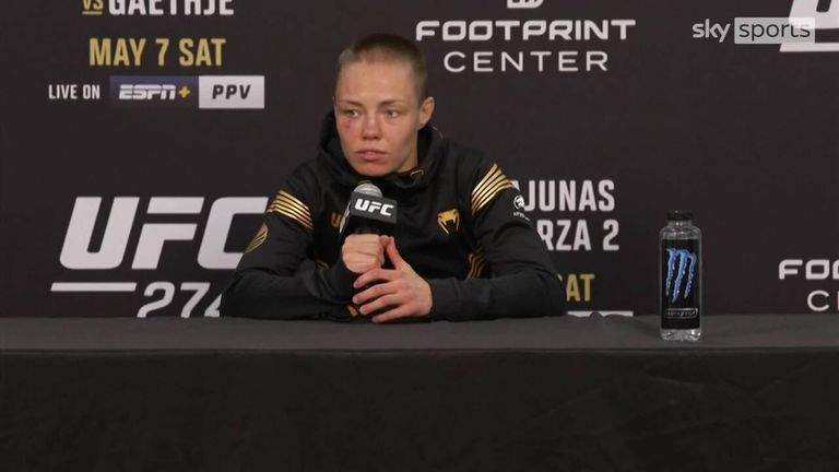 Rose Namajunas and Carla Esparza shared their thoughts on a very tentative fight, which saw the Women's Strawweight title exchange hands.