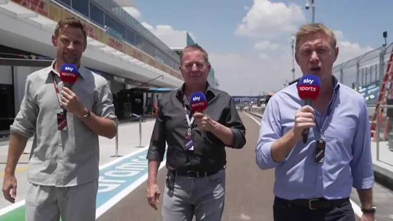 Simon Lazenby was joined by Martin Brundle and Jenson Button in preparation for the Miami Grand Prix.