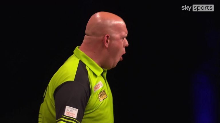 Michael van Gerwen came back from 4-1 down against Michael Smith to win and secure his place in the final against Gerwyn Price and qualify for the PL Darts finale in Berlin.