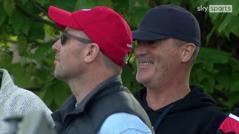 Roy Keane was spotted in the crowd at Páirc Uí Rinn on Saturday