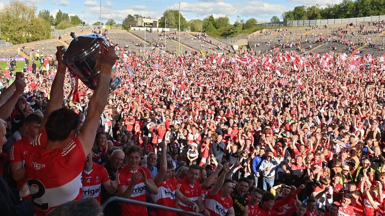 McKaigue lifts the Anglo-Celt Cup