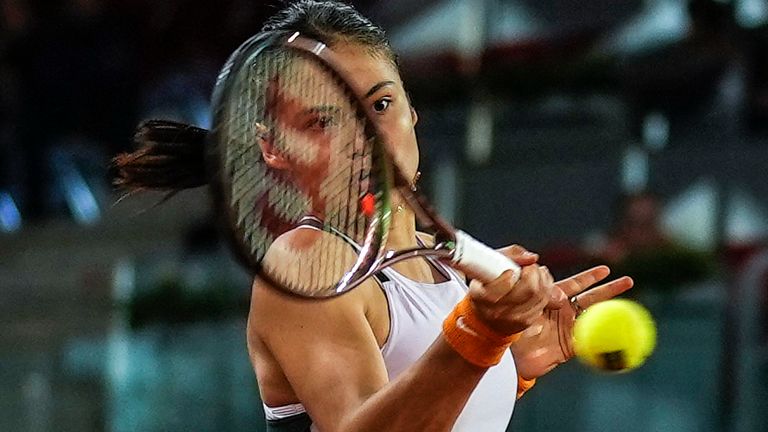 Raducanu was aiming to reach the last eight of a WTA 1000 tournament for the first time