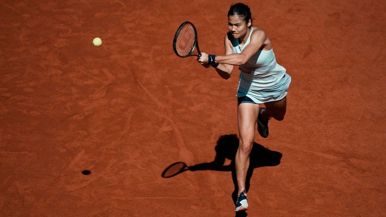Raducanu finished her clay-court season with a 6-5 win-loss record 