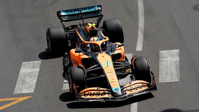 Lando Norris impressed for McLaren on Friday in Monaco
