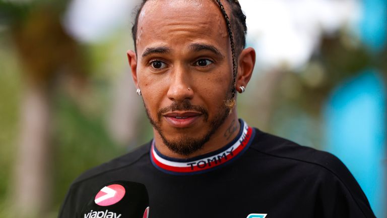 Lewis Hamilton has said he has no intention of removing his piercings