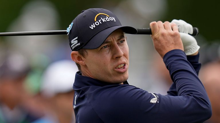 Matt Fitzpatrick during the final round of the PGA Championship 