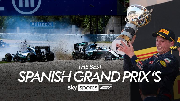Avant le Grand Prix de ce week-end, revenez sur certaines des meilleures courses précédentes d'Espagne.