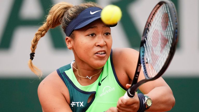 Naomi Osaka this week she was 'leaning towards not playing' at Wimbledon, also calling it 'an exhibition' 
