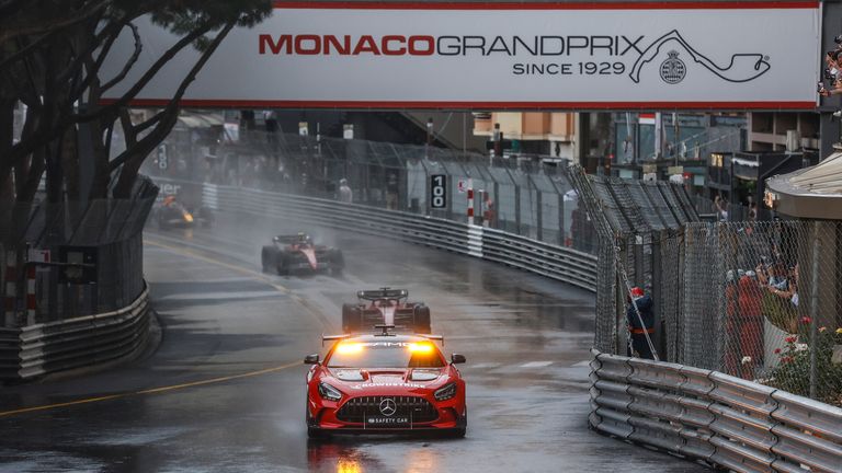 The Monaco Grand Prix was delayed significantly on Sunday afternoon