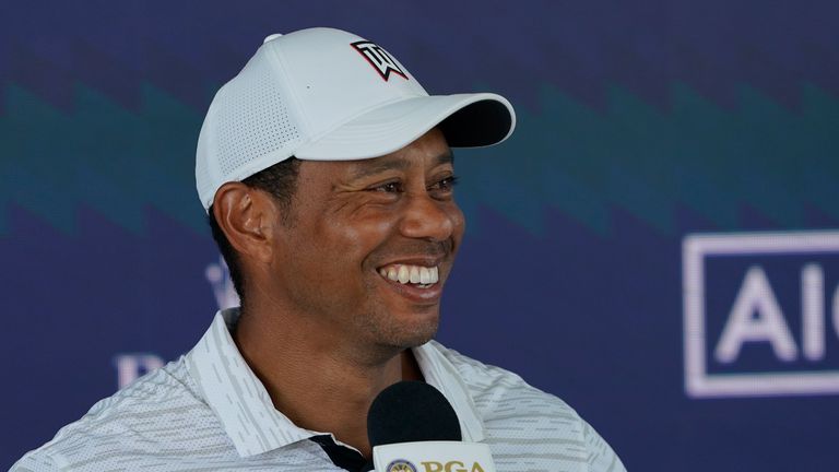Tiger Woods admits he had a day off after finishing the Masters in April and says he realized the capabilities that his body had after his near career-ending car accident in February 2021.